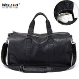 Deluxe Leather Duffle Bag