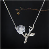 Montana Gallery Handmade Sterling Silver Lotus Necklace