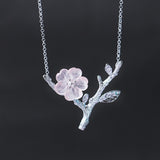 Montana Gallery Handmade Sterling Silver Lotus Necklace