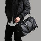 Deluxe Leather Duffle Bag