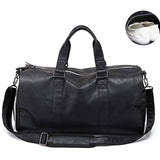 Deluxe Leather Duffle Bag