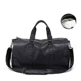 Deluxe Leather Duffle Bag