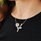 Montana Gallery Handmade Sterling Silver Lotus Necklace