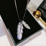 Montana Gallery Rhinestone Feather Pendant