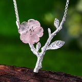 Montana Gallery Handmade Sterling Silver Lotus Necklace